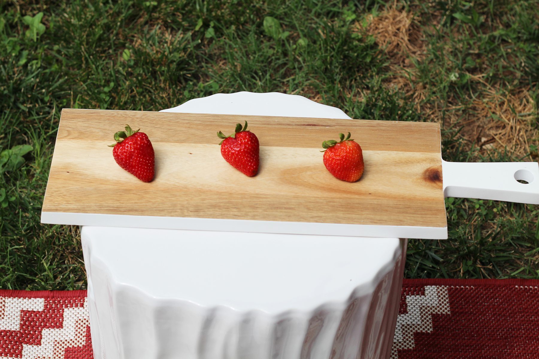 target garden table strawberries