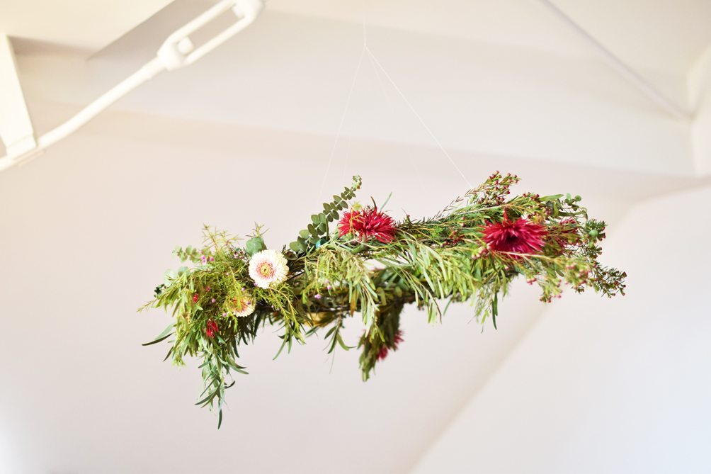 DIY: The Perfect Floral Chandelier | DARLING