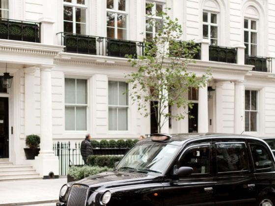 black london cab