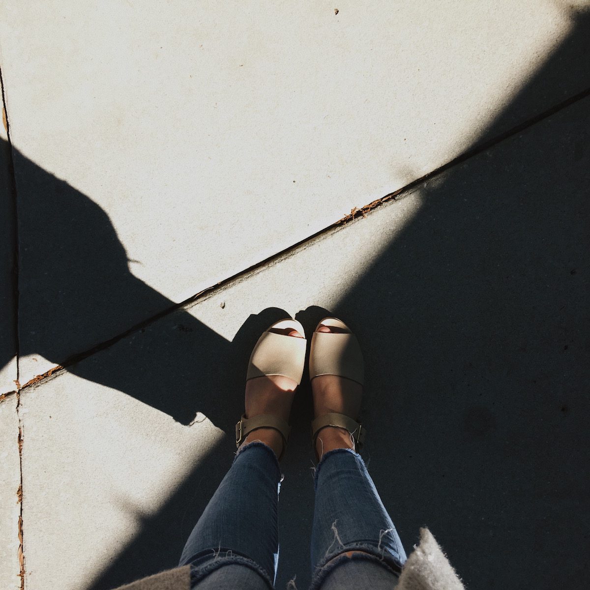 shoe shadows