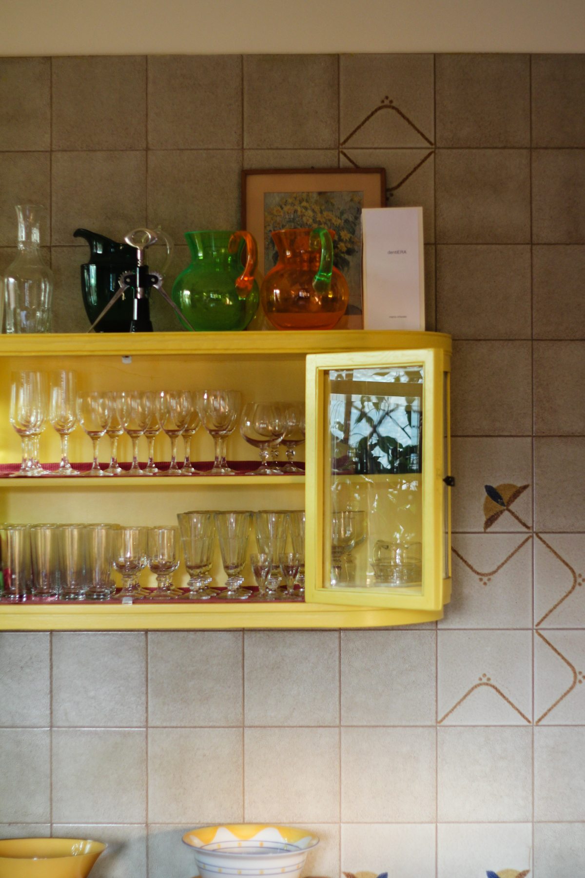 yellow cupboard