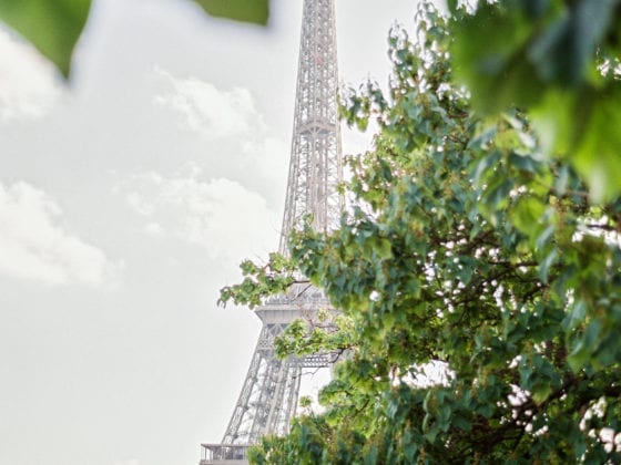 A picture of the Eiffel Tower from a distance