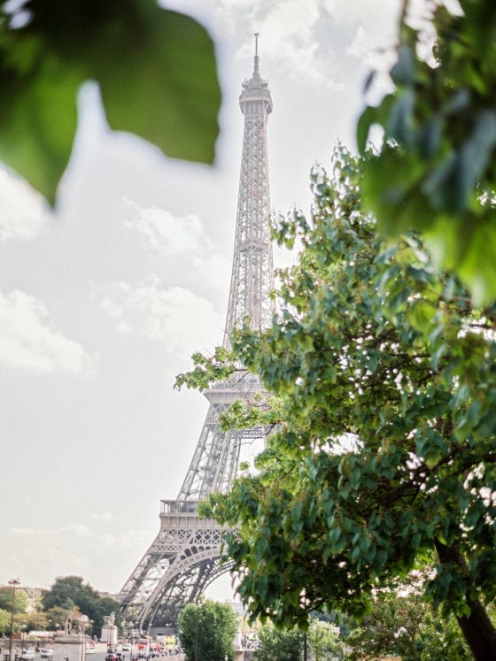 A picture of the Eiffel Tower from a distance