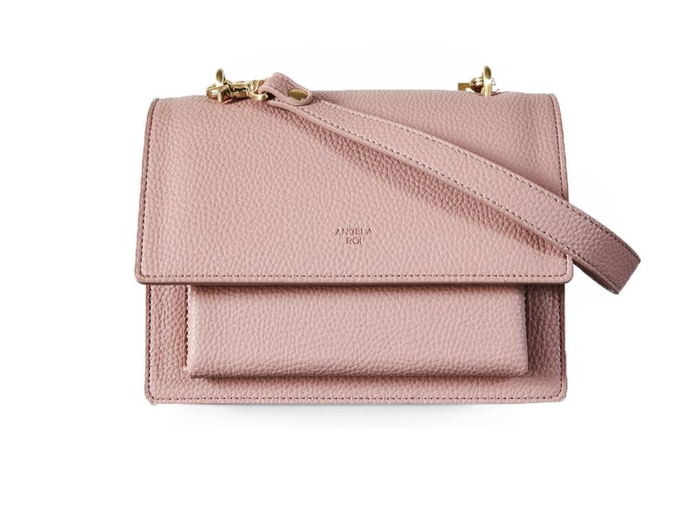 A pink satchel purse